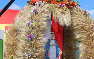 Delegacja Gminy Godzianów na Dożynkach Powiatowych w Starej Rawie